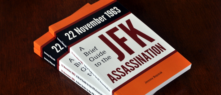 22 November 1963: A Brief Guide to the JFK Assassination: three paperbacks on a table