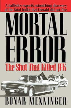 Front cover of book: 'Mortal Error' by Howard Donahue